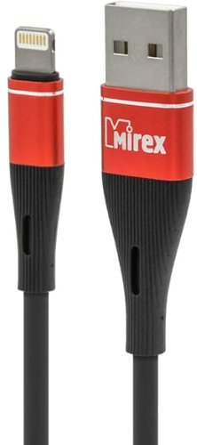 Кабель Mirex 13700-BC015IRB USB Type-A - Lightning (1.2 м, черный) - 1/1