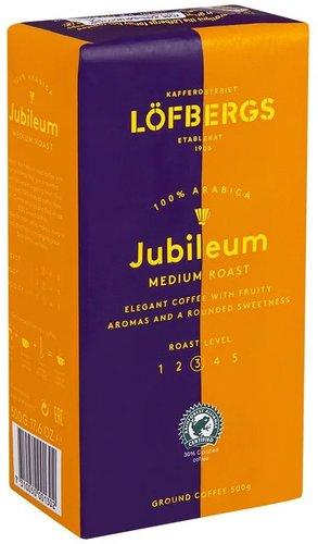 Кофе Lofbergs Jubileum молотый 500 г - 1/1
