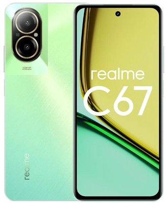 Смартфон Realme C67 6GB/128GB (зеленый оазис) - 1/1