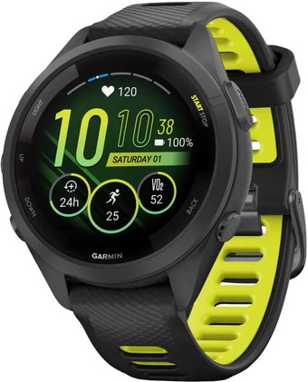 Умные часы Garmin Forerunner 265S (черный/желтый) - 1/1