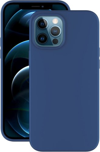 Чехол для телефона Deppa Soft Silicone для Apple iPhone 12 Pro Max (синий) - 1/1