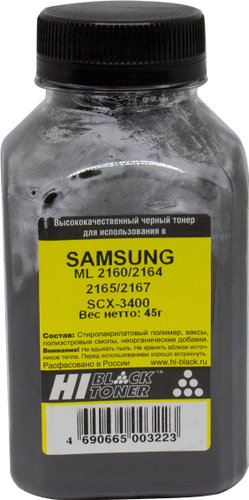 Тонер Hi-Black для Samsung ML-2160/2164/2165/2167/SCX-3400 45 г - 1/1