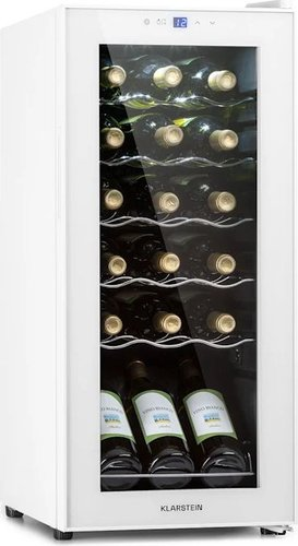 Винный шкаф Klarstein Shiraz 18 Slim Uno (белый) - 1/1