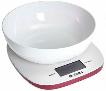 Кухонные весы Delta KCE-72 (белый/бордовый) - 1/1