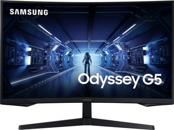 Игровой монитор Samsung Odyssey G5 LC32G54TQBUXEN - 1/1