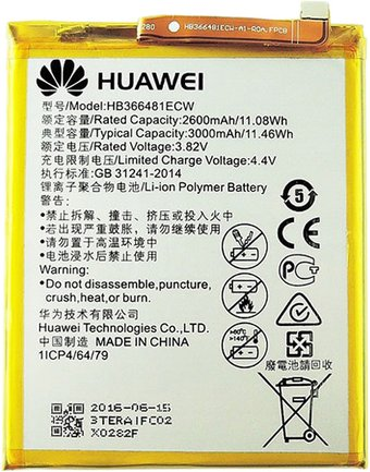 Аккумулятор для телефона Копия Huawei HB366481ECW - 1/1