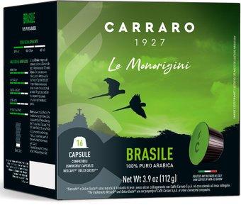 Кофе в капсулах Carraro Brasile Dolce Gusto 16 шт - 1/1