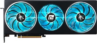 Видеокарта PowerColor Hellhound Radeon RX 7700 XT 12GB GDDR6 RX 7700 XT 12G-L/OC - 1/1