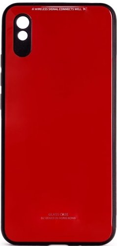 Чехол для телефона Case Glassy для Xiaomi Redmi 9A (красный) - 1/1