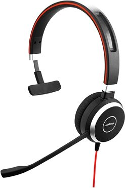 Офисная гарнитура Jabra Evolve 40 MS Mono - 1/1