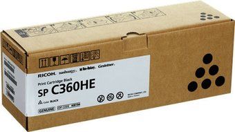 Картридж Ricoh SP C360HE 408184 (черный) - 1/1