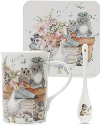 Кружка SIJ Animal Fair GC2323 (с подставкой) - 1/1