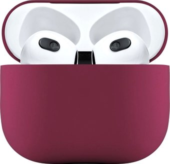 Чехол uBear Touch Case (для AirPods 3, бордовый) - 1/1