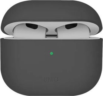 Чехол Uniq Lino для AirPods 4 AIRPODS(2024)-LINOGRY (серый) - 1/1