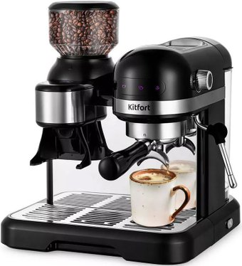 Рожковая кофеварка Kitfort KT-7126 - 1/1