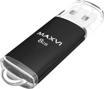 USB Flash Maxvi MP 8GB (черный) - 1/1