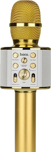 Bluetooth-микрофон Hoco BK3 (золотистый) - 1/1