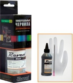 Чернила Revcol 126387 для Epson 100 мл (черный) - 1/1