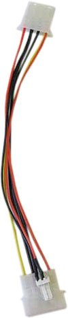 Кабель Espada для вентилятора 4pin to 3pin+4pin - 1/1