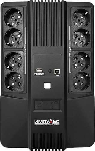 Источник бесперебойного питания Импульс Мастер 800 MT80107 - 1/1