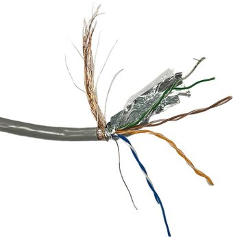 Кабель ExeGate SFTP4-C5e-CU-S24-IN-PVC-GY-305-FLUKE SFTP EX281809RUS - 1/1