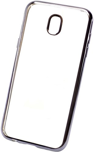 Чехол для телефона InterStep для Samsung Galaxy J7 2017 (прозрачный/черный) - 1/1