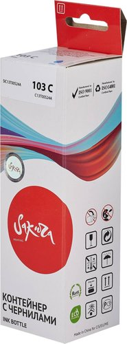 Чернила Sakura Printing SIC13T00S24A (аналог Epson 103 C) - 1/1