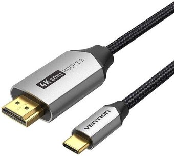 Кабель Vention CRBBG HDMI - USB Type-C (1.5 м, черный) - 1/1