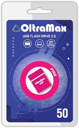 USB Flash OltraMax 50 32GB (розовый) - 1/1