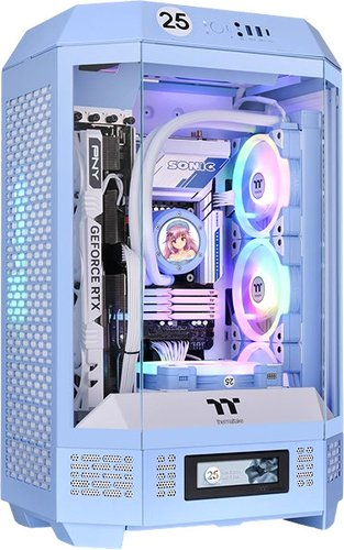 Корпус Thermaltake The Tower 300 Hydrangea Blue CA-1Y4-00SFWN-00 - 1/1