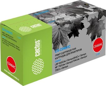 Картридж CACTUS CS-C046HC (аналог Canon 046C) - 1/1