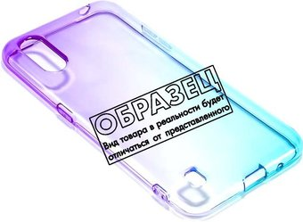 Чехол для телефона Case Gradient Dual для Galaxy A01 (синий/фиолетовый) - 1/1