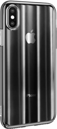 Чехол для телефона Baseus Aurora для iPhone X (черный) - 1/1