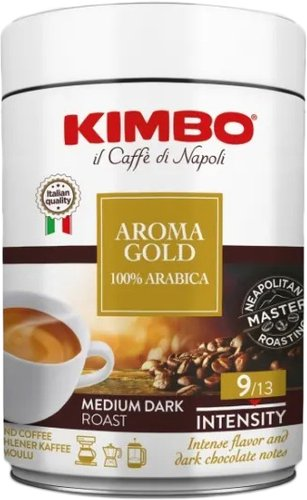 Кофе Kimbo GOLD 100% ARABICA молотый в банке 250 г - 1/1