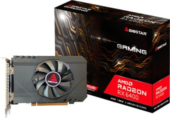 Видеокарта BIOSTAR Radeon RX 6400 4GB GDDR6 VA6406RA46 - 1/1