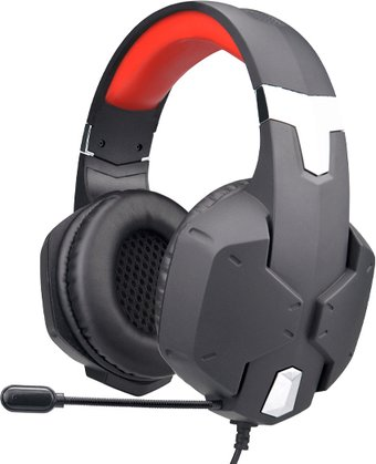 Наушники Ritmix RH-566M (черный/красный) - 1/1