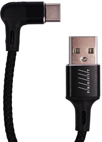 Кабель Profit QY-09 USB Type-C 1 м (черный) - 1/1