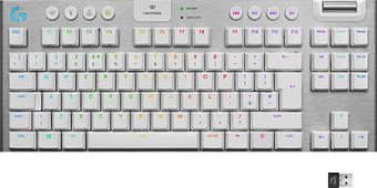 Клавиатура Logitech G915 TKL Lightspeed GL Tactile 920-010117 (серебристый) - 1/1