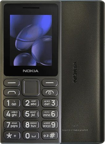 Кнопочный телефон Nokia 108 4G (2024) Dual SIM TA-1627 (черный) - 1/1