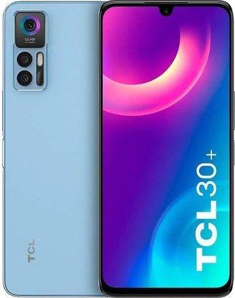Смартфон TCL 30+ T676K 4GB/128GB (голубой) - 1/1