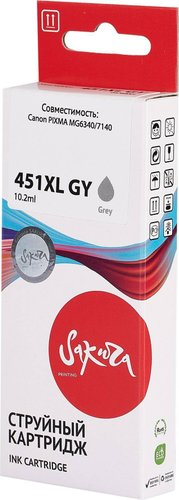 Картридж Sakura Printing SI6476B001 (аналог Canon 451XL GY) - 1/1
