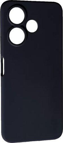 Чехол для телефона KST Silicone Cover для Xiaomi Redmi 13 4G (черный с закрытым низом) - 1/1