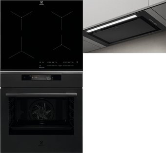 Комплект встраиваемой техники Electrolux KOEAP31WT + EIT61443B + Elica Lane BL MAT/A/52 - 1/1