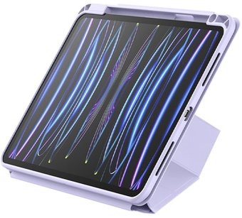 Чехол для планшета Baseus Minimalist Series Magnetic Case для Apple iPad 10.2 (фиолетовый) - 1/1