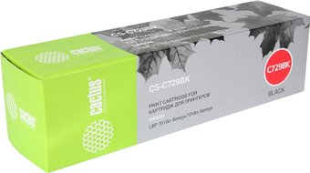 Картридж CACTUS CS-C729BK - 1/1