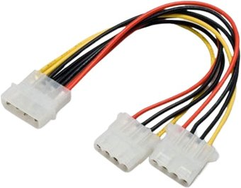 Кабель USBTOP Molex - 2x Molex - 1/1