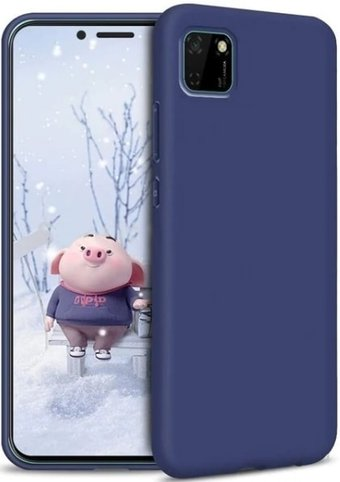 Чехол для телефона Case Matte для Huawei Y5p/Honor 9S (синий) - 1/1