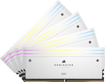 Оперативная память Corsair Dominator Titanium RGB 4x16ГБ DDR5 6000 МГц CMP64GX5M4B6000C36W - 1/1