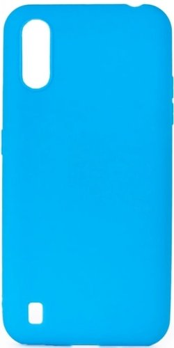 Чехол для телефона Case Matte для Samsung Galaxy M01 (голубой) - 1/1