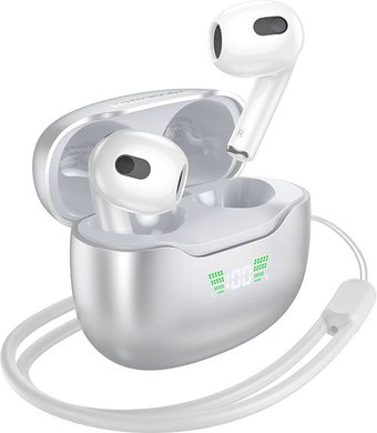 Наушники Borofone BW40 (белый/серебристый) - 1/1